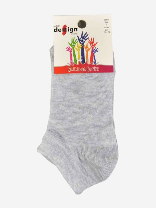 Design Letters Kids' Ankle Socks LIGHT Multicolor 6 Pairs