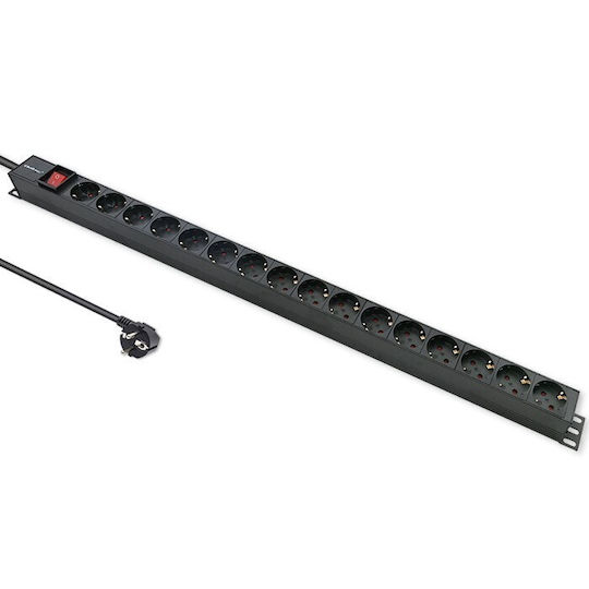 Qoltec Aluminum Pdu Rack 16a 16 X Schuko Vertical 1.8m Translation Qoltec Aluminum Power Distribution Unit Rack 16a 16 X Schuko Vertical 1.8m