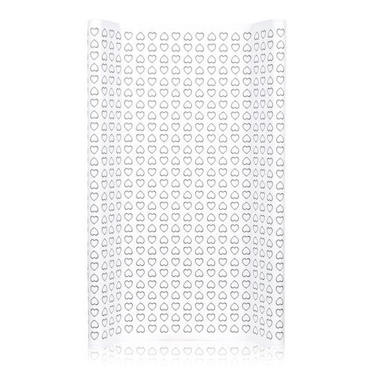 Lorelli Σκληρή Αλλαξιέρα Hearts από Ύφασμα White 50x80cm