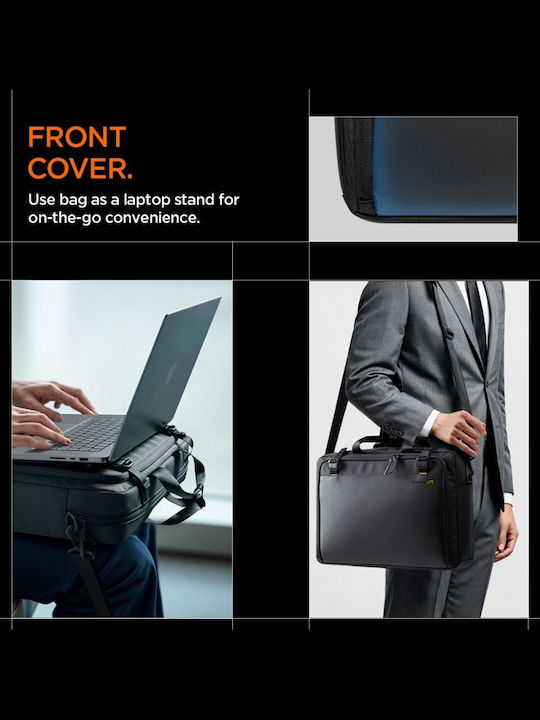 Spigen Sgp Klasden Dynamic Shield Kd300 Laptoptasche Schulter Laptop Notebook Macbook 15-16 Schwarz Afa09540