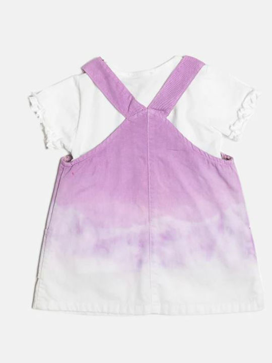 Fun Strike Σετ Τζιν Σαλοπέτα Φούστα Μοβ Tie Dye Λευκή Μπλούζα Fun Strike Σετ Τζιν Σαλοπέτα Φούστα Μοβ Tie Dye Λευκή Μπλούζα