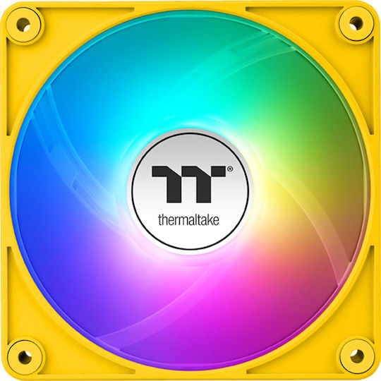 Thermaltake CT120 EX Case Fan with ARGB Lighting and Connection 3-Pin / 4-Pin PWM 3pcs Bumblebee