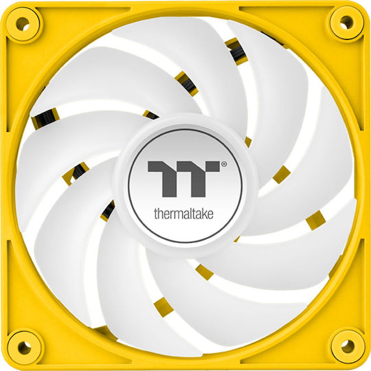 Thermaltake CT120 EX Case Fan with ARGB Lighting and Connection 3-Pin / 4-Pin PWM 3pcs Bumblebee