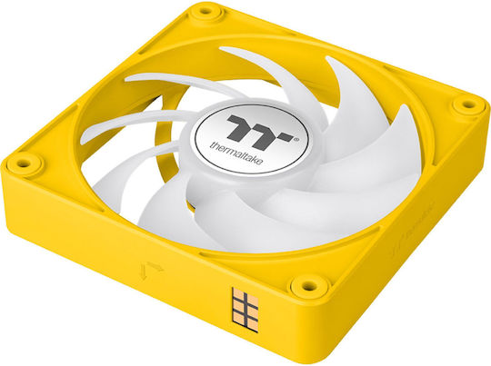 Thermaltake CT120 EX Case Fan with ARGB Lighting and Connection 3-Pin / 4-Pin PWM 3pcs Bumblebee