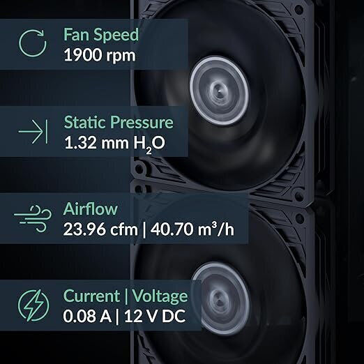 Arctic P9 Silent Вентилатор За Кутия 92мм (1900rpm / 23.96cfm) Без Светодиодно Осветление И Свързване 3-Pin