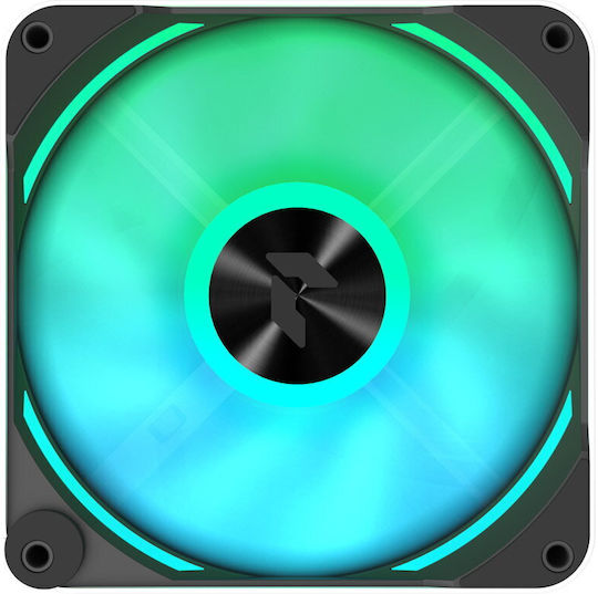 FP2-120 Gehäuselüfter (1800rpm / 83,87cfm) mit ARGB Beleuchtung und Verbindung 3-polig / 4-Pin PWM Weiß