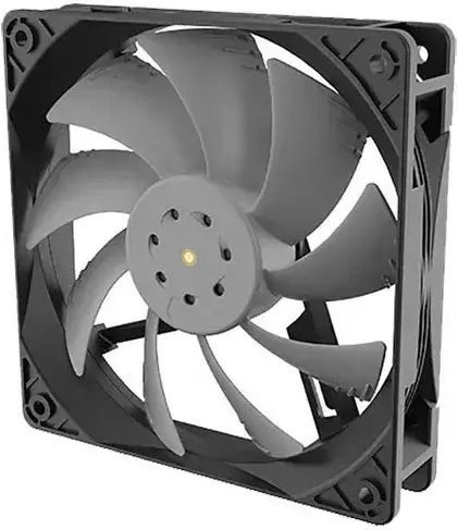 Akasa Otto SC12 Gehäuselüfter 120mm mit Verbindung 4-Pin PWM 1Stück Schwarz