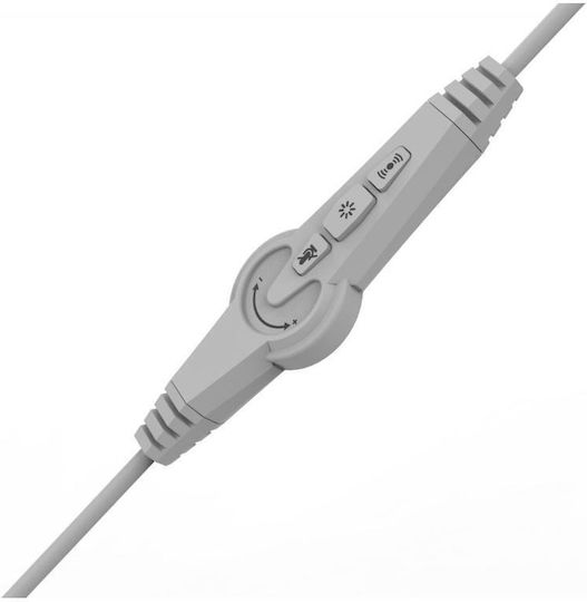 Inca IGK-X8Y Over Ear Gaming Headset με σύνδεση USB Γκρι