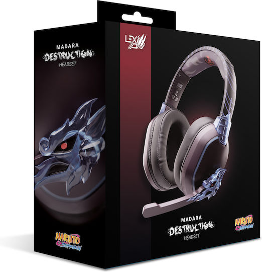 Lexip Madara Destruction Wireless Over Ear Gaming Headset with 3.5 mm / Bluetooth Connectivity Brown for Nintendo Switch / PC / PS4 / PS5 / XBOX