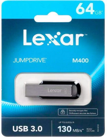 Lexar Jumpdrive 64GB USB 3.0 Stick Ασημί