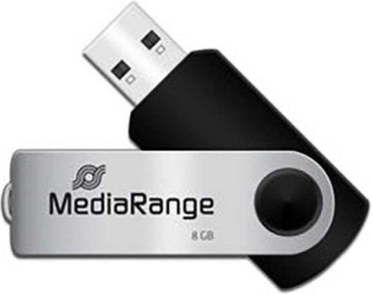 MediaRange Neutral 8GB USB 2.0 Stick Schwarz