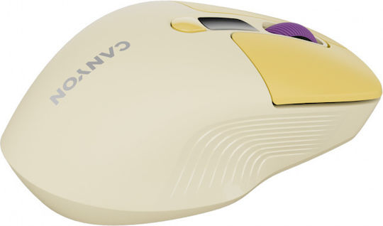 Canyon MW-26 LCD Silent Dual Mode Wireless Mouse Galben