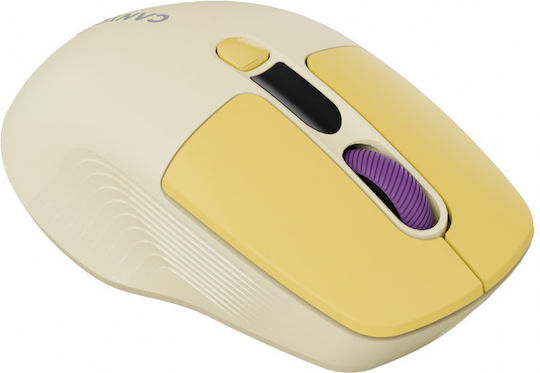 Canyon MW-26 LCD Silent Dual Mode Wireless Mouse Galben