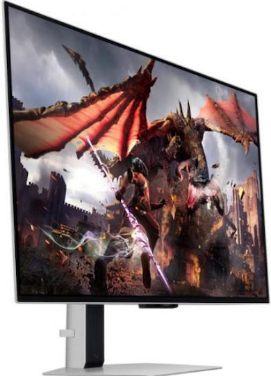 Samsung Odyssey G8 G80SD OLED HDR Gaming Monitor 32" 4K 3840x2160 240Hz With Response Time 0.03ms GTG Silver