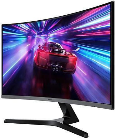 Samsung Essential Monitor S3 S39GD VA Gebogener Monitor 27" FHD 1920x1080 mit Reaktionszeit 4ms GTG Silber