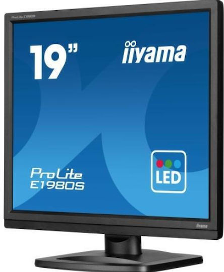 Iiyama ProLite E1980S-B1 TN Monitor 19" 1280x1024 with Response Time 3ms GTG