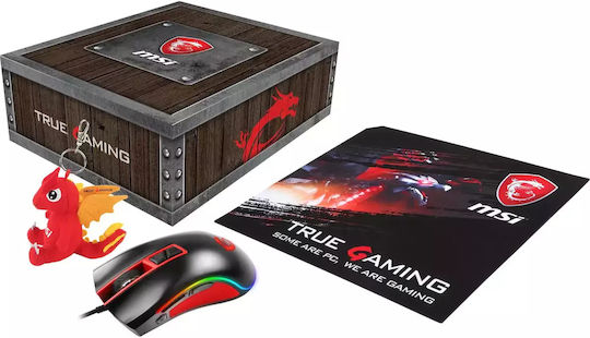 MSI Loot Box Level 1 RGB Gaming Mouse Negru