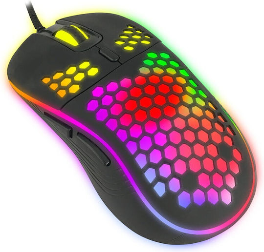 Esperanza Anteros RGB Gaming Gaming Maus Schwarz