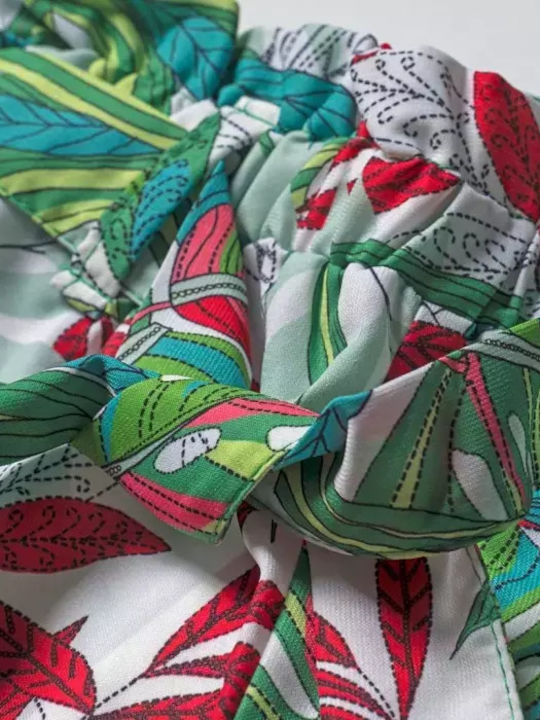 Pantaloni Scurți Pentru Copii New College Fete Jungle Verzi Pantaloni Scurți Pentru Copii New College Fete Jungle Verzi