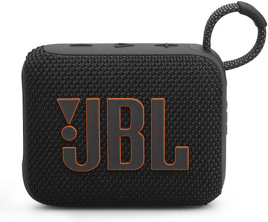 JBL Go 4 Waterproof Bluetooth Speaker 4.2W with Battery Life up to 7 hours Black