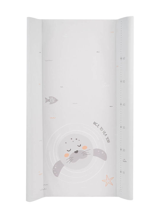 Kikka Boo Σκληρή Αλλαξιέρα Seally Me από Πλαστικό Γκρι 50x70cm