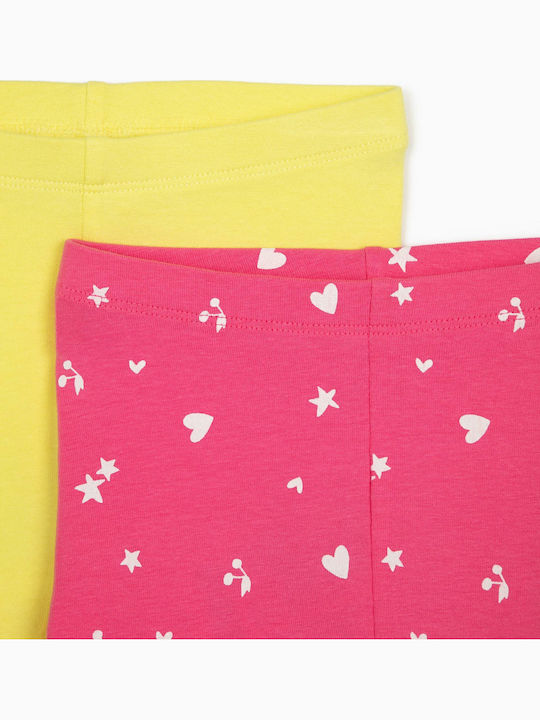 Zippy Set Capri Leggings 2pcs Pink-Yellow Zippy Set Capri Leggings 2pcs Pink-Yellow