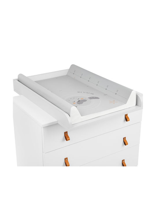 Kikka Boo Σκληρή Αλλαξιέρα Seally Me από Πλαστικό Γκρι 50x70cm