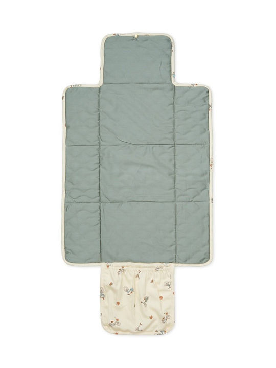 Cam Cam Copenhagen Portable Changing Pad Bicycles with Beige Fabric