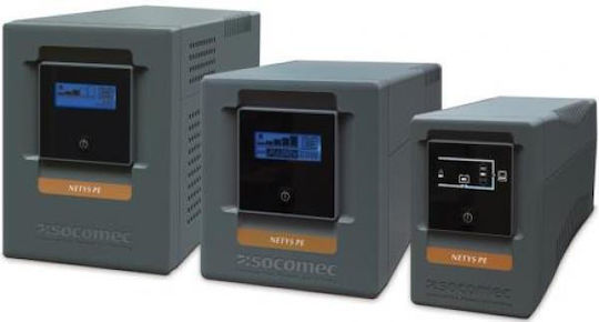 Socomec Netys PE 1500VA UPS Line-Interactive 900W με 6 IEC Πρίζες