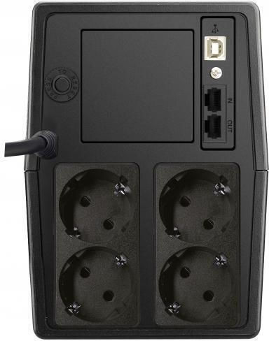 Spacer SPUP-1000D-LIT01 UPS Line-Interactive 1000VA 600W με 4 Schuko Πρίζες