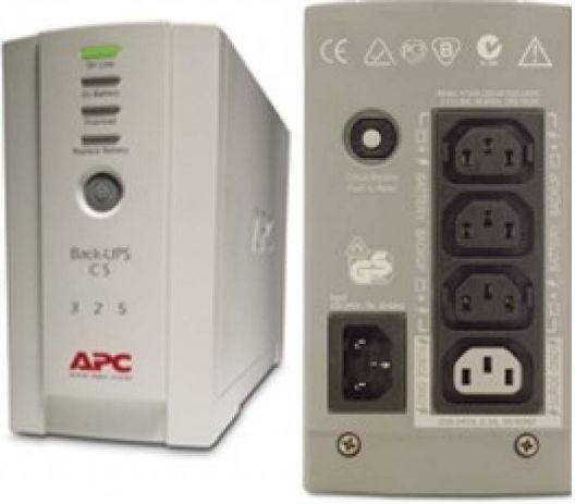 APC Back-UPS CS 325 UPS Off-Line 350VA 210W cu 4 IEC Prize