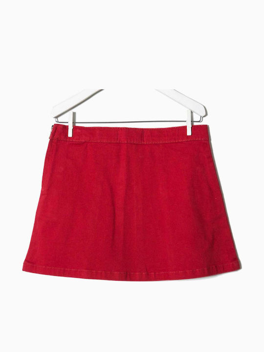 Zippy Kinder Rock Einfarbig Rot Skirt Twill