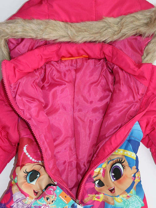 Shimmer Shine Παιδικό Χειμωνιάτικο Μπουφάν 750-194 Φούξια Shimmer Shine Παιδικό Χειμωνιάτικο Μπουφάν 750-194 Φούξια