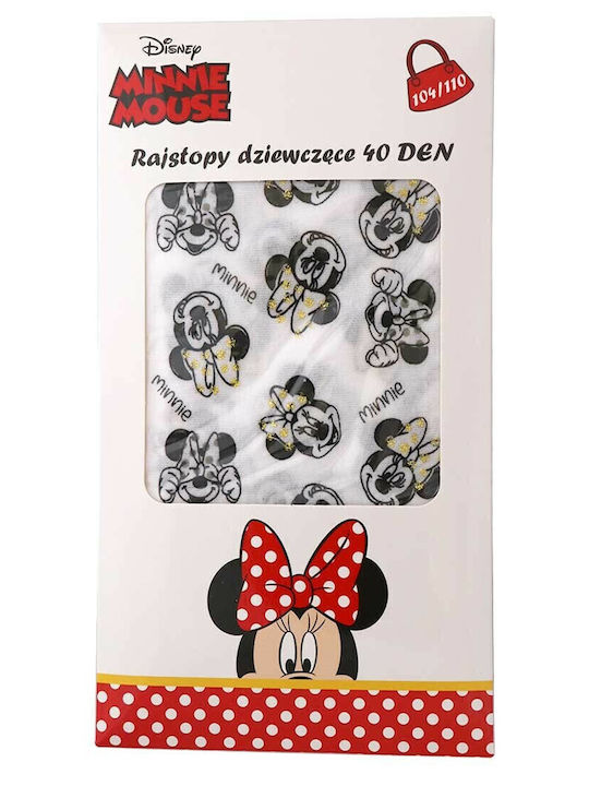 Disney Παιδικό Καλσόν Λευκό Minnie Mouse 40 Den