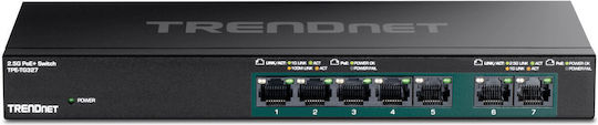 Trendnet TPE-TG327 L2 PoE Switch с 7 Портове Гигабитови (1Gbps) Ethernet