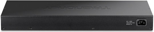 Trendnet TPE-TG262ES Managed L2 PoE+ Switch με 24 Θύρες Gigabit (1Gbps) Ethernet και 2 SFP Θύρες