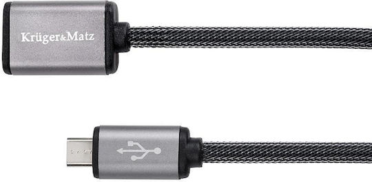 Usb Cable Micro Usb Socket-plug 0.2 M Kruger&matz