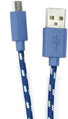 Sbox Braided USB 2.0 spre micro USB Cablu Albastru 1m 1buc