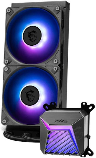 MSI MAG CoreLiquid A15 240 Υδρόψυξη AIO CPU με 2 Ανεμιστήρες 120mm και ARGB Φωτισμό