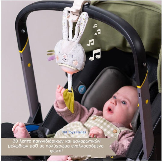 Taf Toys Anhänger Spielzeug für Auto mit Musik Bunny für 0++ Monate 13235