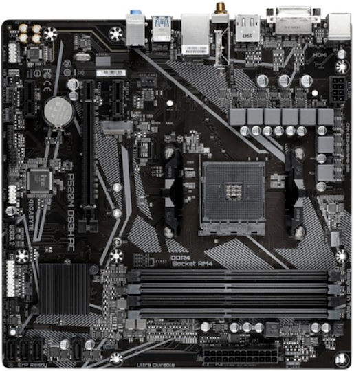 Gigabyte A520M DS3H AC rev. 1.x Wi-Fi Motherboard Micro ATX με AMD AM4 Socket