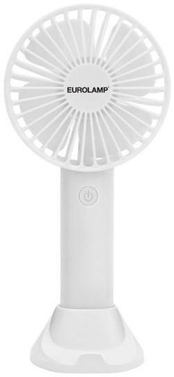 Eurolamp Вентилатор USB 3W Бял 300-20549