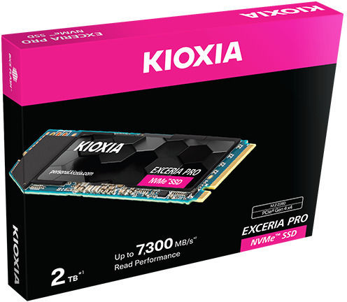 Kioxia Exceria Pro SSD 2TB τύπου M.2 με σύνδεση PCI Express 4.0 (PS5 Compatible) LSE10Z002TG8