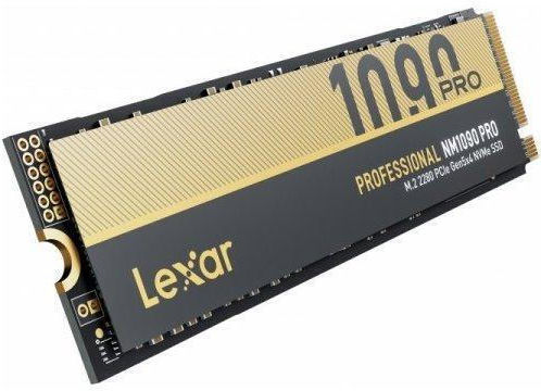 Lexar NM1090 Pro SSD 4TB τύπου M.2 με σύνδεση PCI Express 5.0 (PS5 Compatible) LNM109P004T-RNNNG