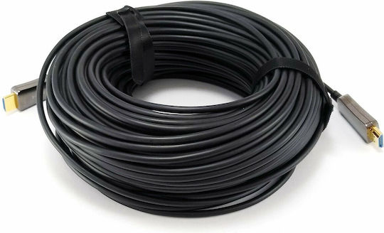 Equip HDMI 2.0 Premium High Speed 4K 60Hz HDR Cable HDMI male - HDMI male 70m Μαύρο