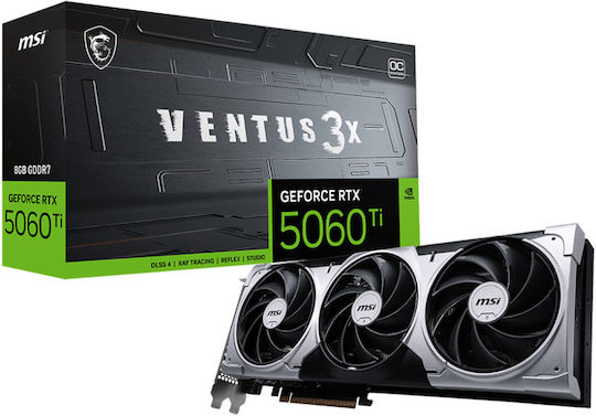 MSI GeForce RTX 5060 Ti 8GB GDDR7 Ventus 3X OC Видеокарта