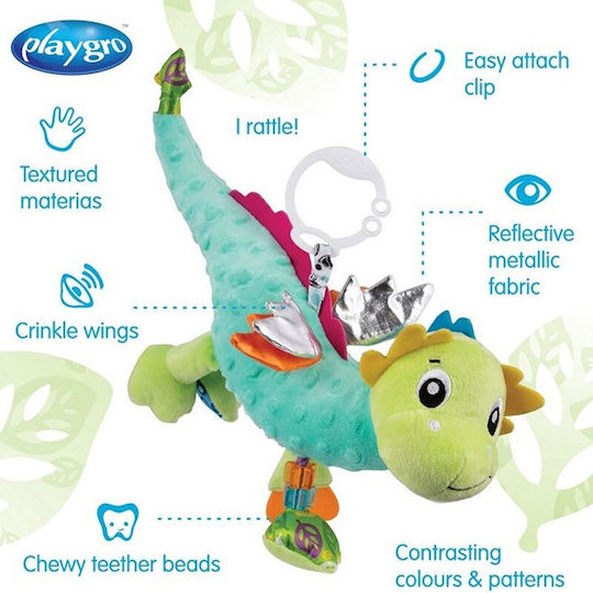 Playgro Pendant Toy for Car Friend Dusty Dragon 0188473