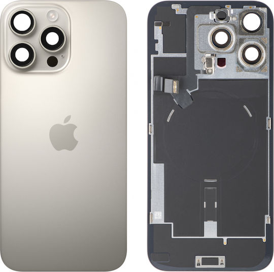 Καπάκι Μπαταρίας Μπεζ για Apple iPhone 16 Pro Max