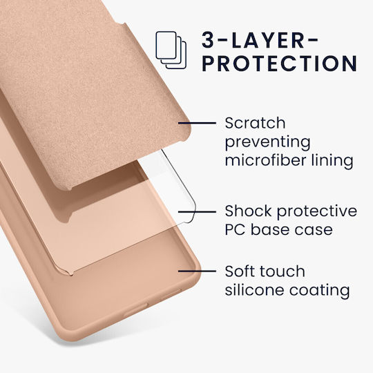 KWmobile Back Cover Σιλικόνης Ροζ (Google Pixel 7 Pro)