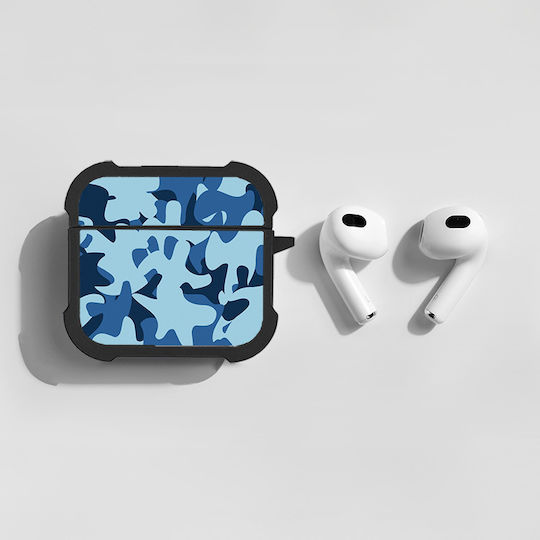 Sonique Camouflage Army Series Θήκη Σιλικόνης σε Μπλε χρώμα για Apple AirPods 4